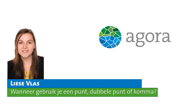 Een punt, een dubbele punt of een  komma?